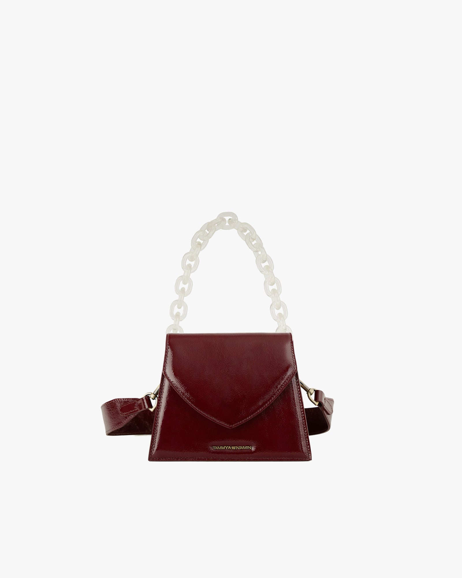 GABRIELLE - Bordeaux naplak|upsale-option--chaine-40-cm-resine-transparente-1