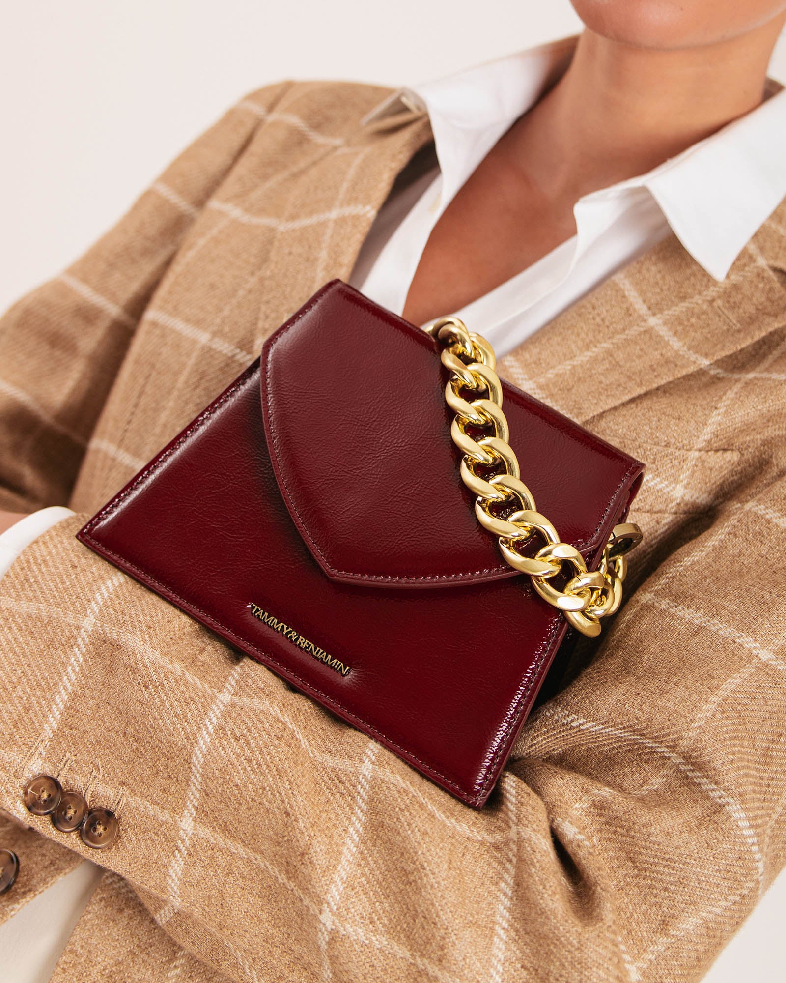 GABRIELLE - Burgundy naplak - Showroom Sale