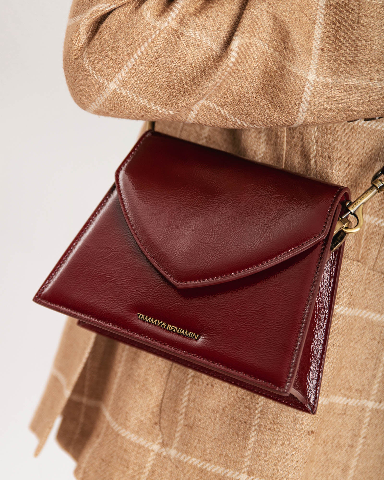 GABRIELLE - Burgundy naplak - Showroom Sale