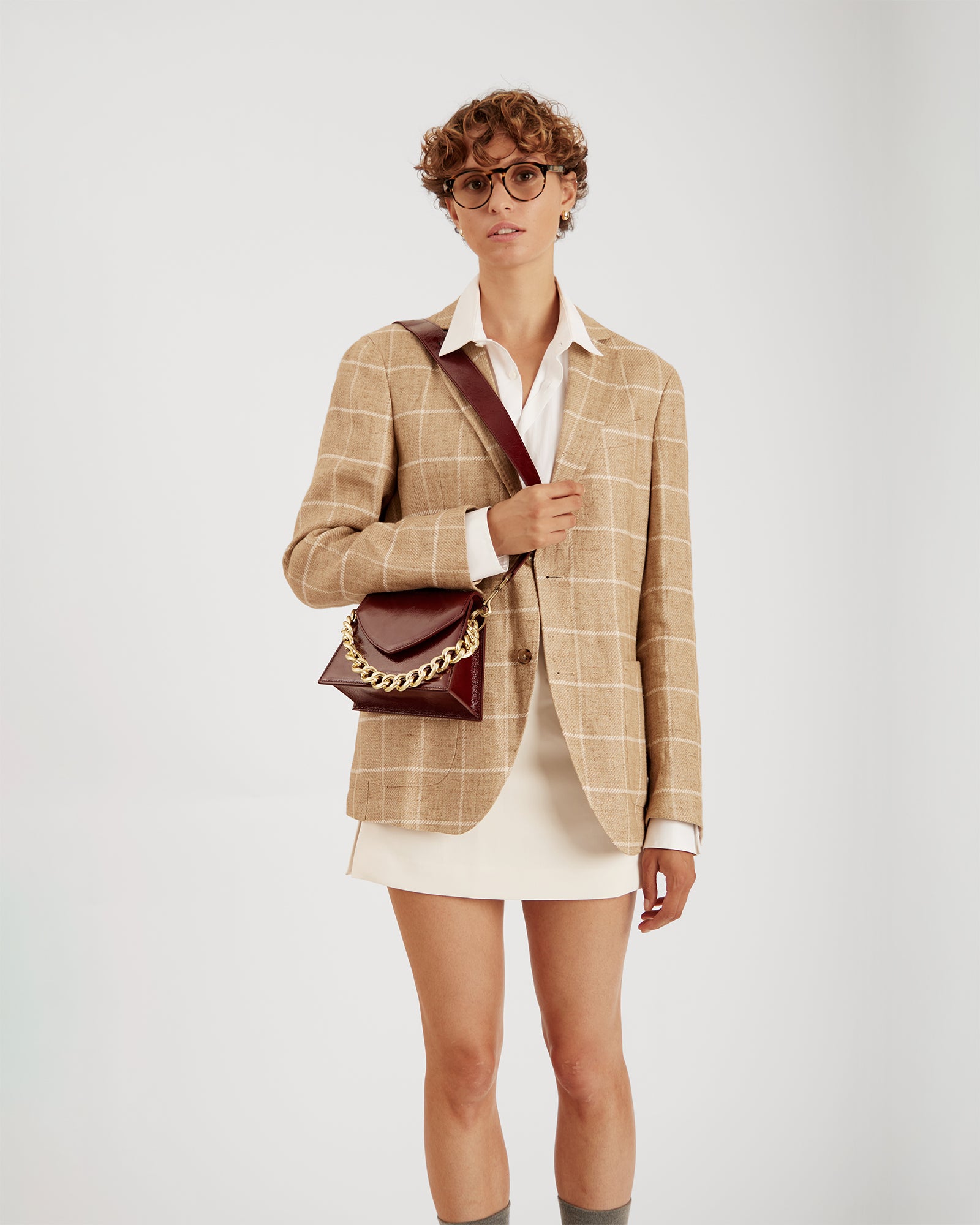 GABRIELLE - Burgundy naplak - Showroom Sale