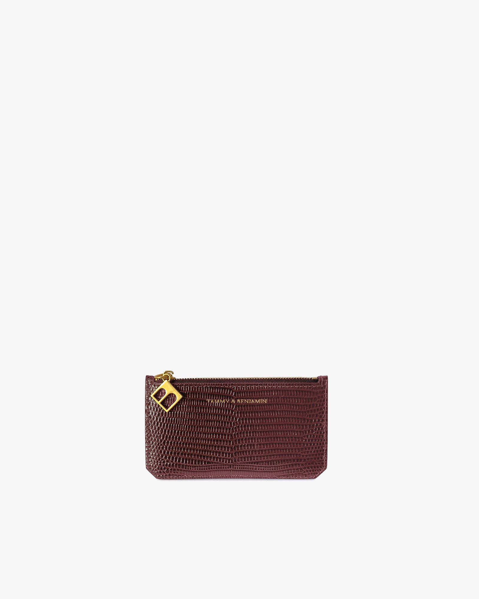 JAMIE - Burgundy embossed