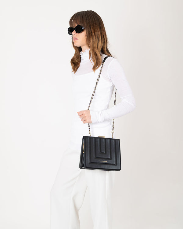 JUDE - Black quilted