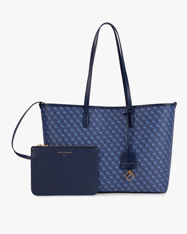 TOTE MONOGRAM - Bleu