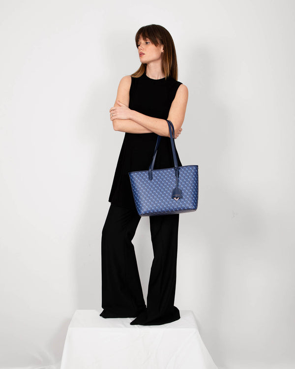 TOTE MONOGRAM PM - Bleu