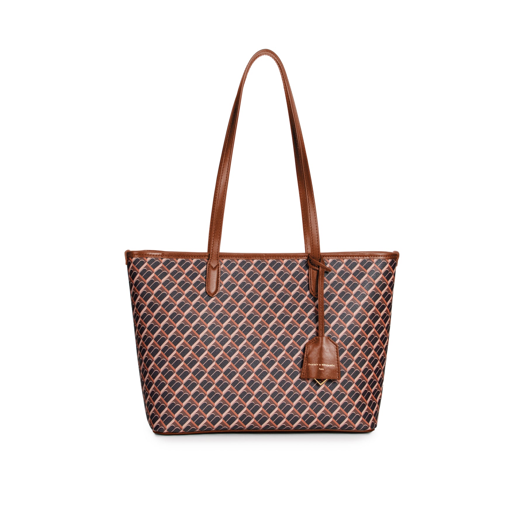 TOTE MONOGRAM PM - Brown