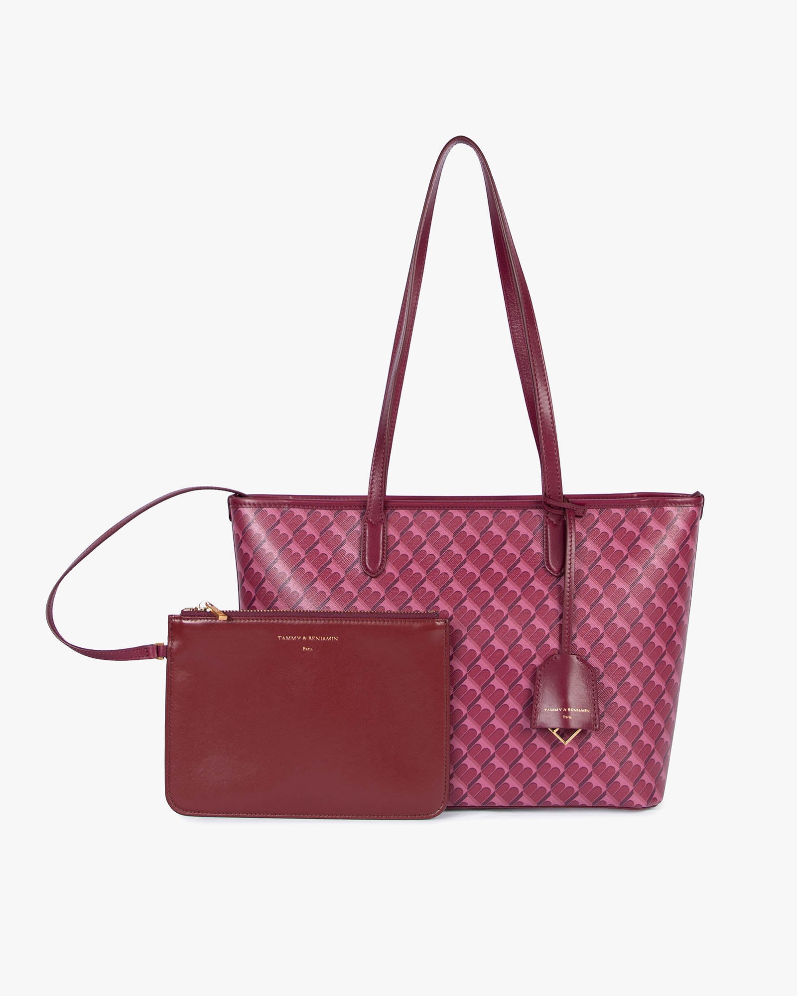 TOTE MONOGRAM PM - Burgundy