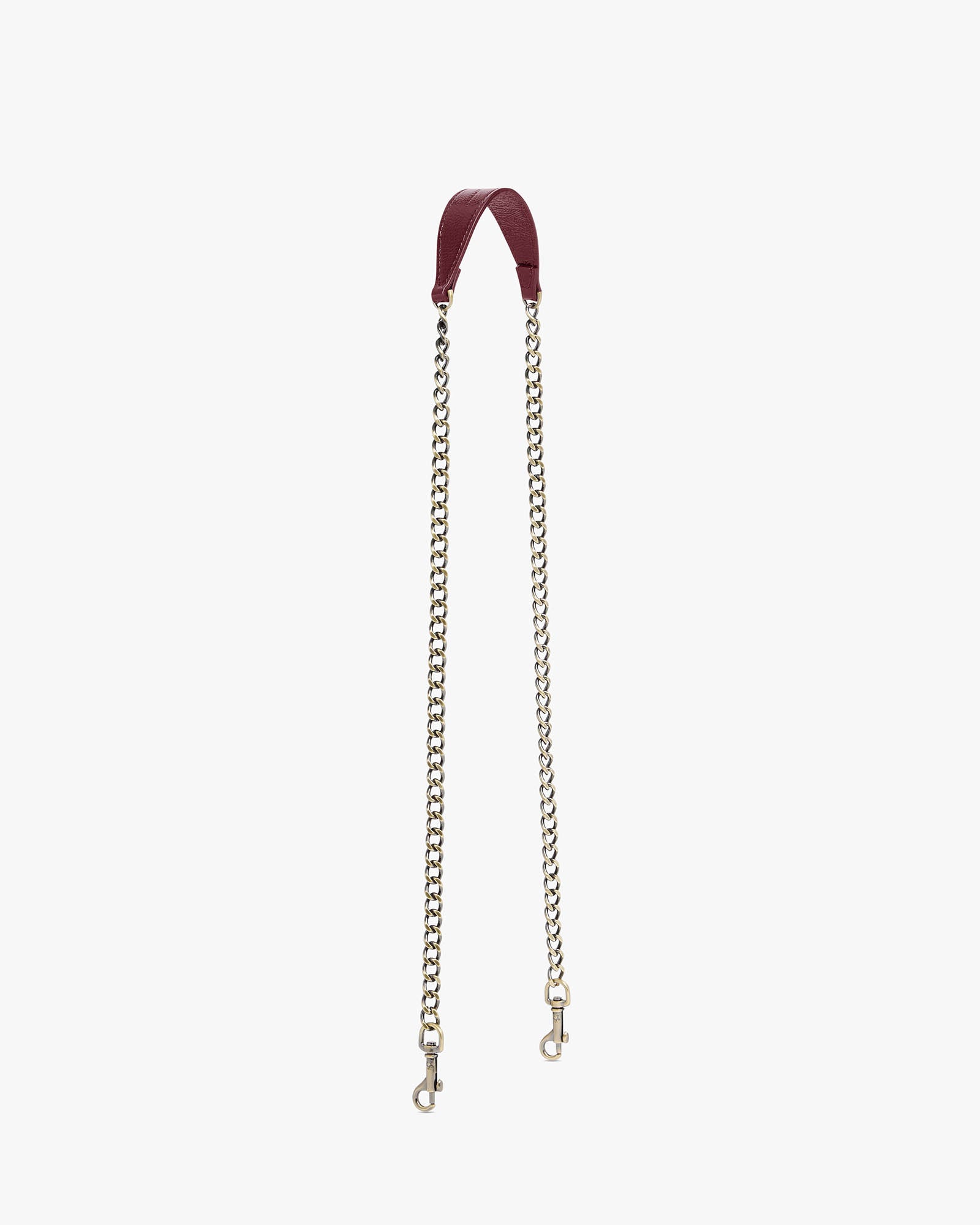 LONG CHAIN - 105 cm - Burgundy naplak-