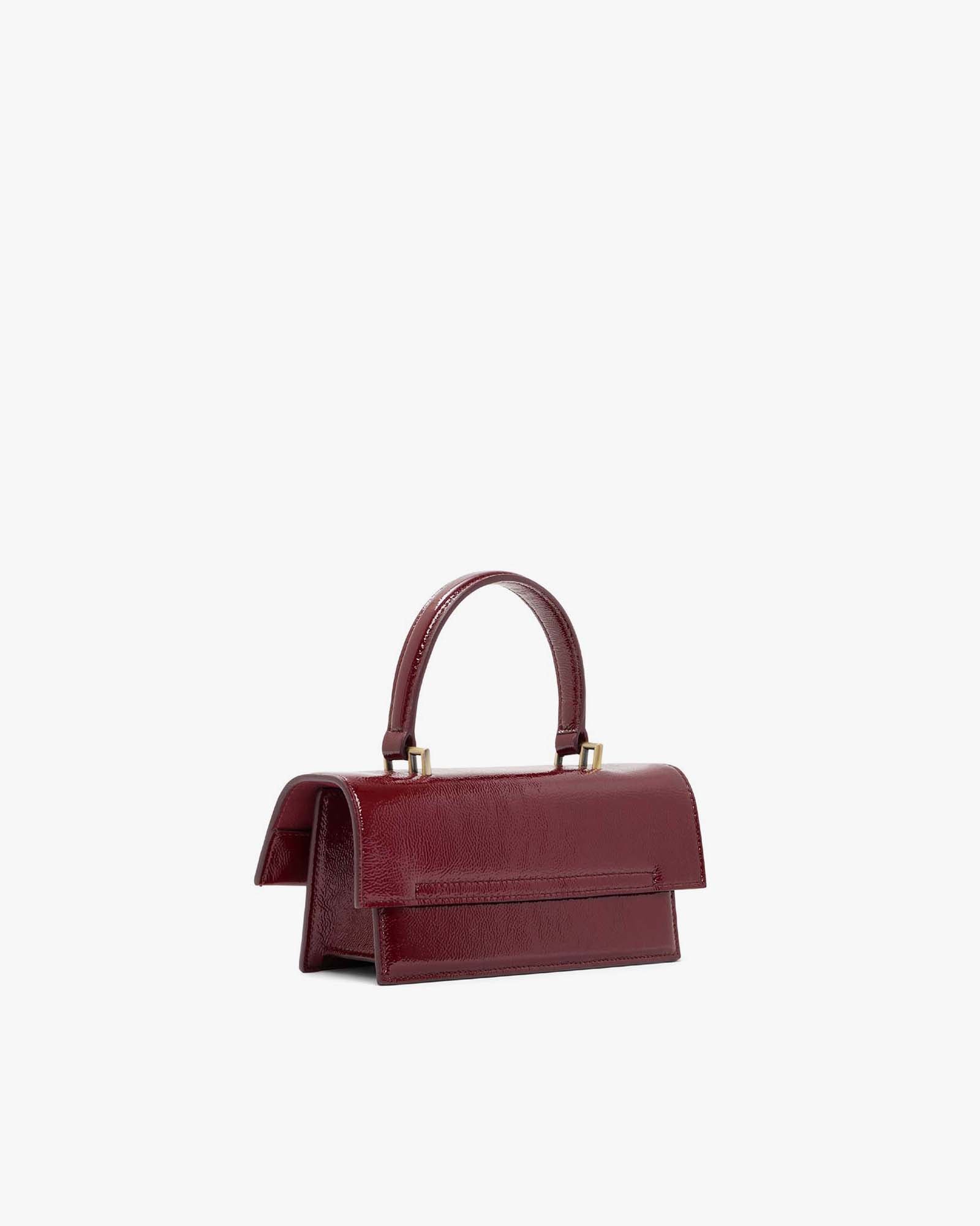 THEA MINI - Burgundy naplak