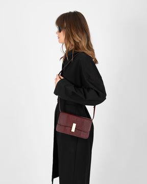 BLAKE - Bordeaux - Embossé Lézard