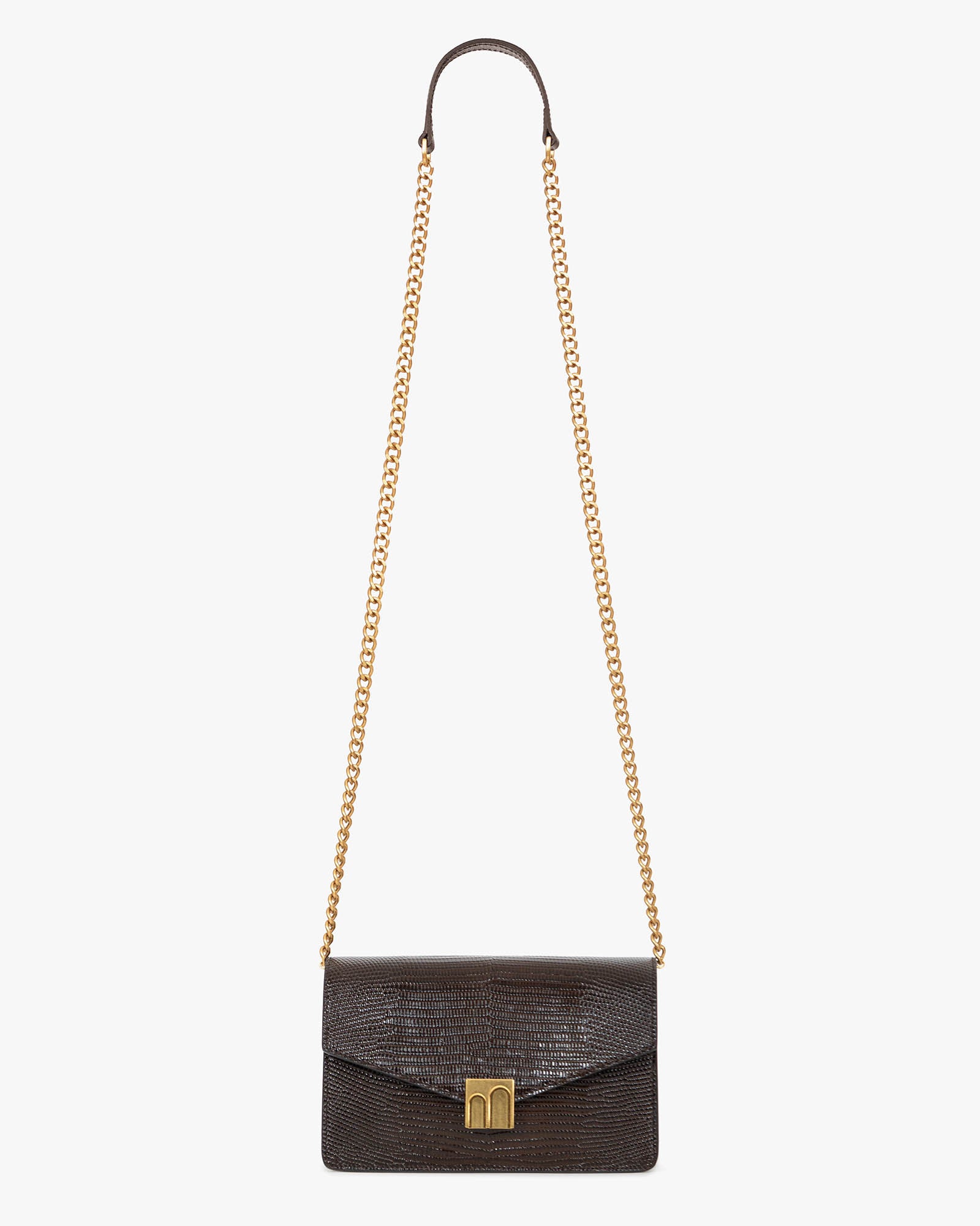 ELEANOR - Brun - Embossé Lézard