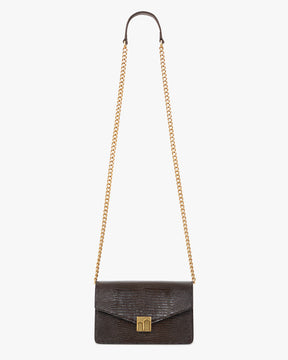 ELEANOR - Brun - Embossé Lézard