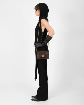 ELEANOR - Brun - Embossé Lézard