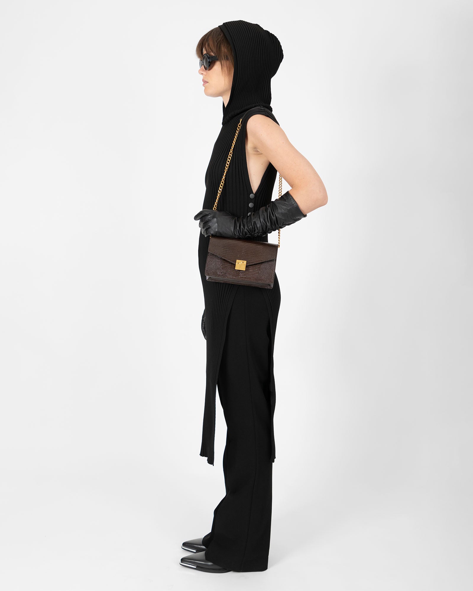 ELEANOR - Brun - Embossé Lézard