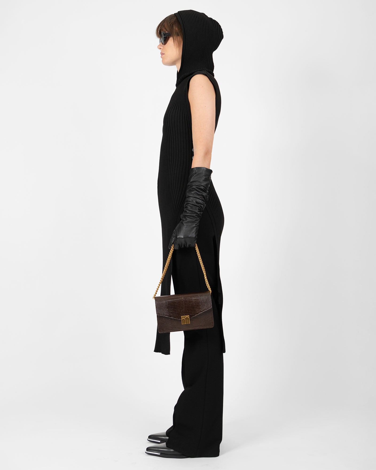 ELEANOR - Brun - Embossé Lézard