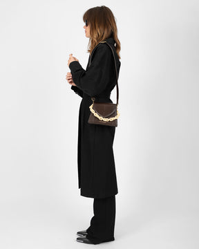 GABRIELLE - Brun - Embossé Lézard