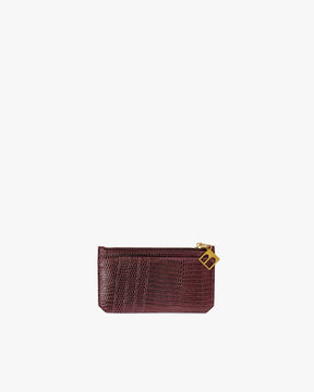 JAMIE - Burgundy embossed