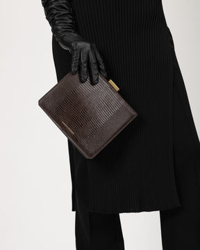 JUDE - Brun - Embossé Lézard