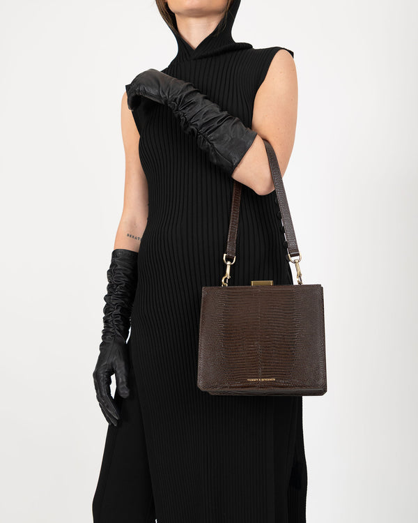 JUDE - Brun - Embossé Lézard