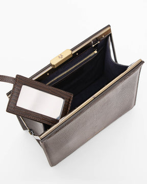 JUDE - Brun - Embossé Lézard