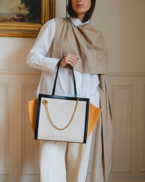 LEXI MM - Toile & orange