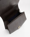 PENTAGONE - Brown - Lizard embossed