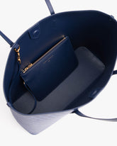 TOTE MONOGRAM - Bleu|upsale-option--bouton-pression-magnetique-bleu