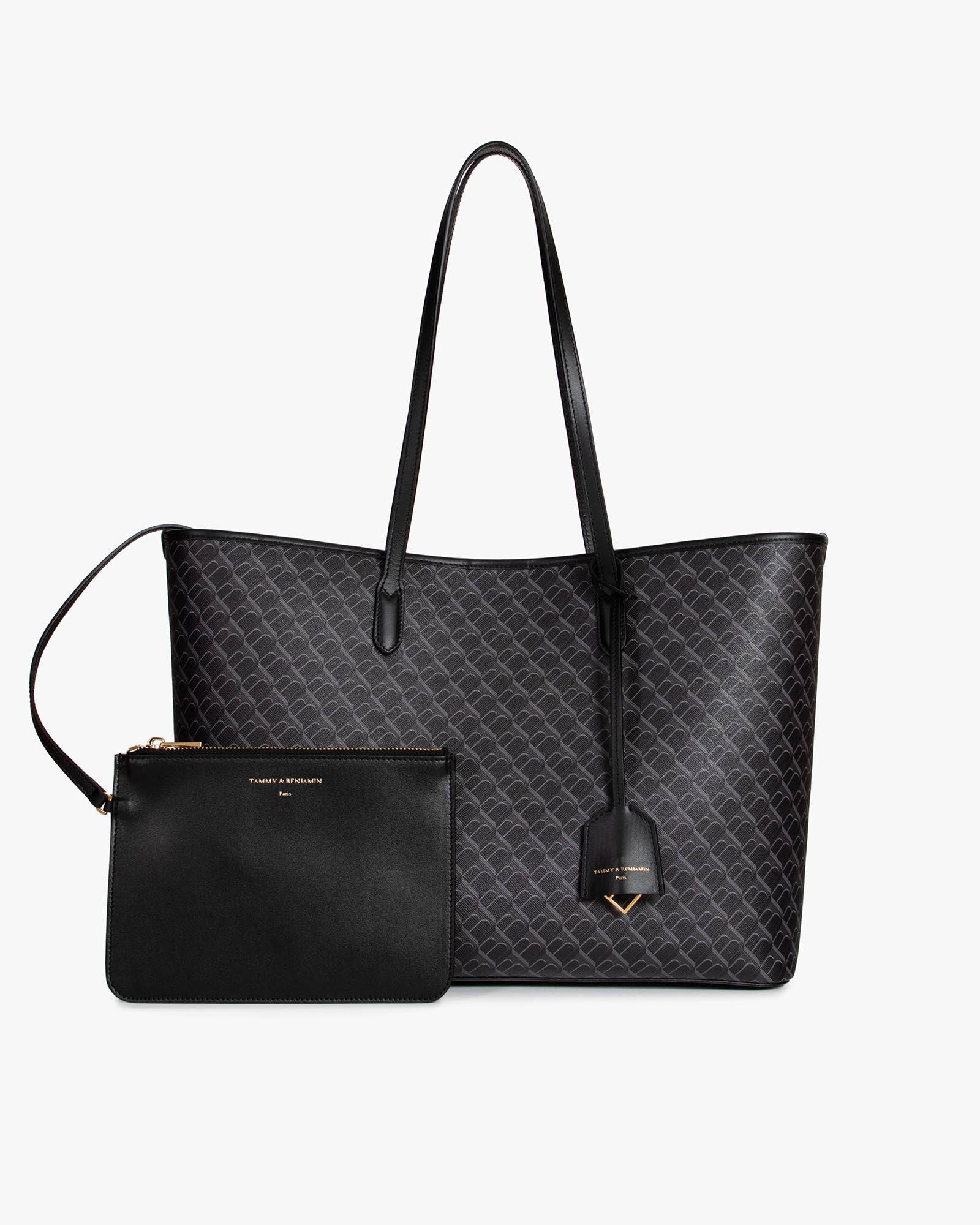 TOTE MONOGRAM - Noir