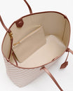TOTE MONOGRAM - Tan et brun