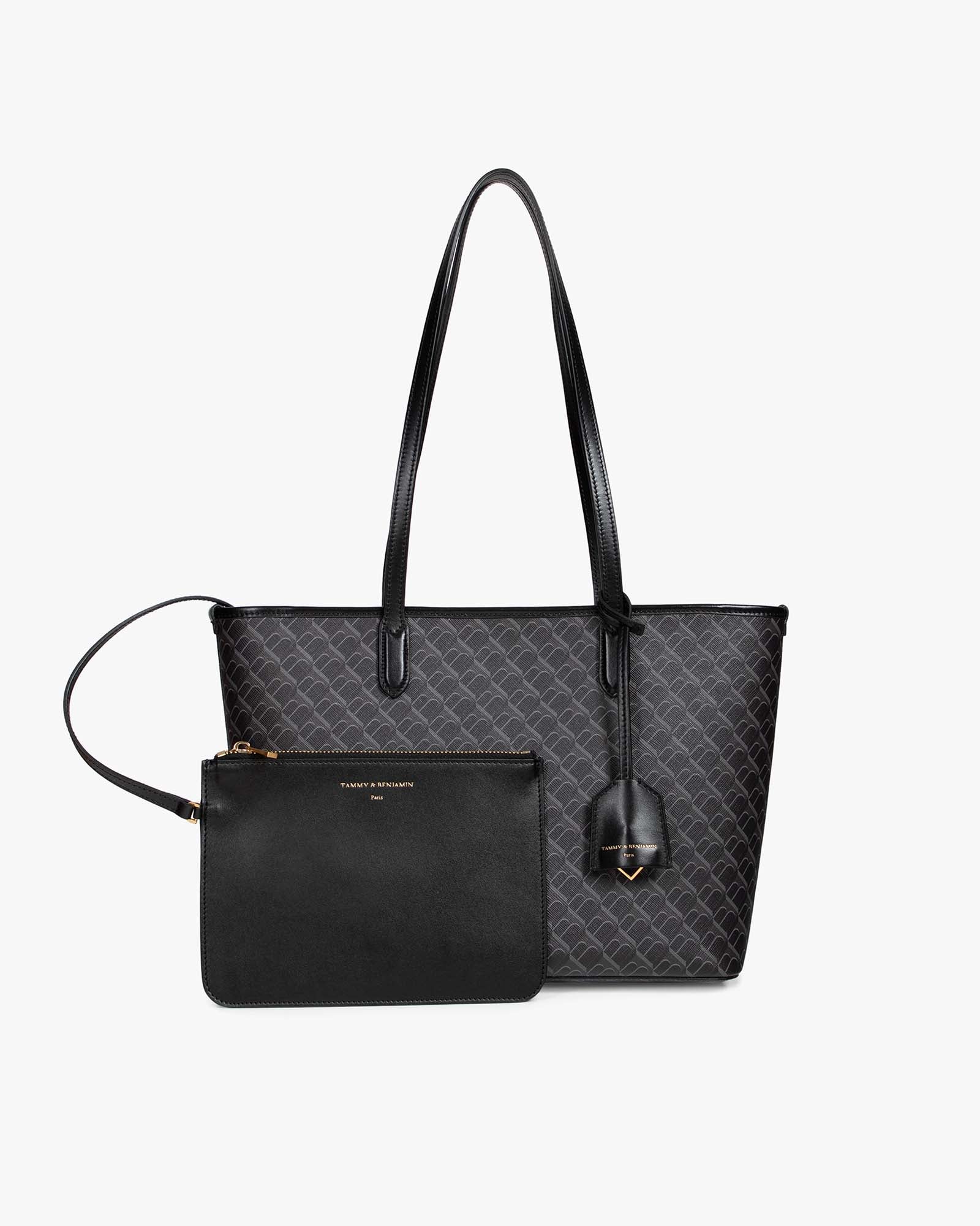 TOTE MONOGRAM PM - Noir