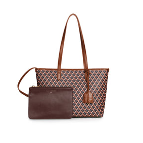 TOTE MONOGRAM PM - Brown
