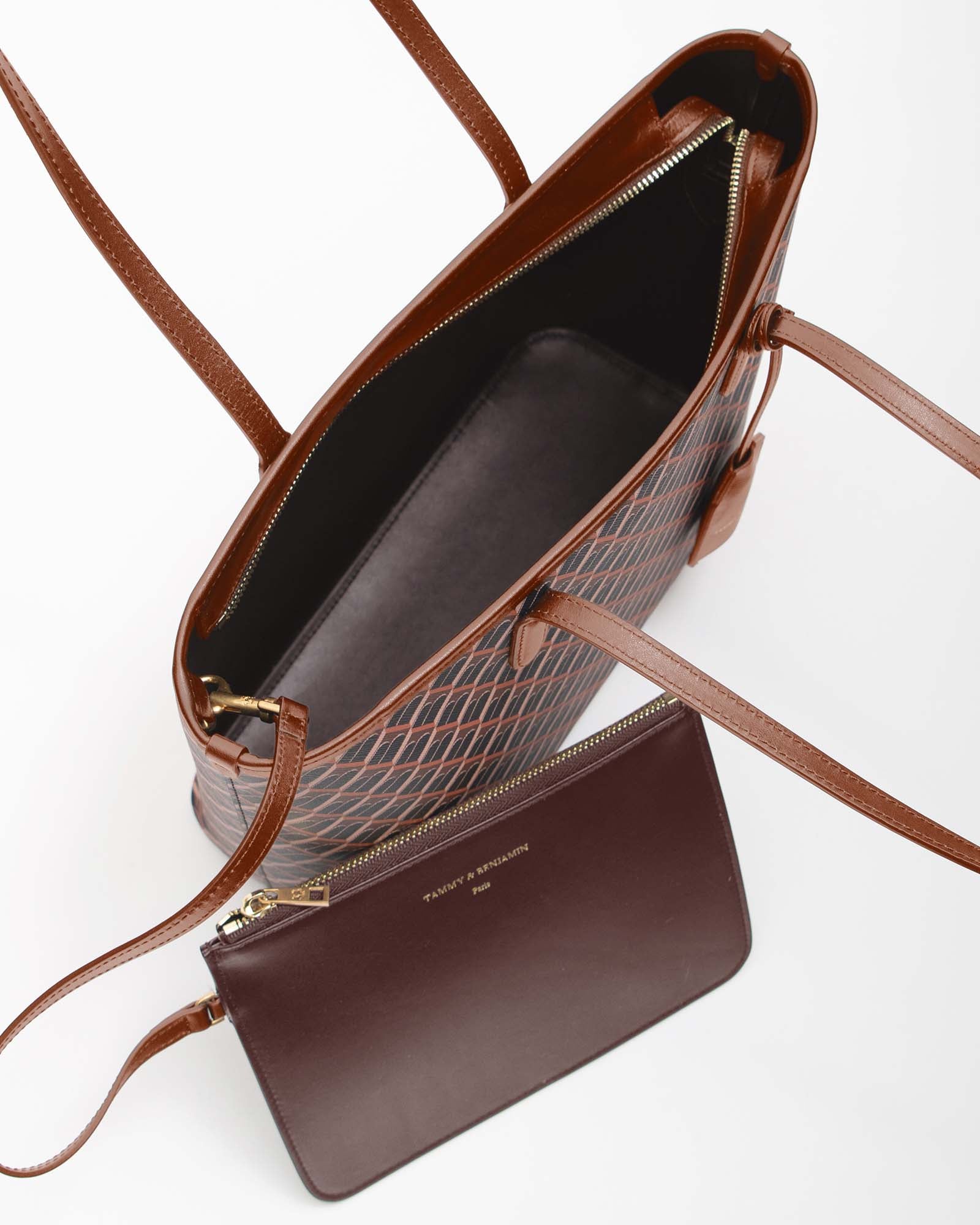 TOTE MONOGRAM PM - Brun