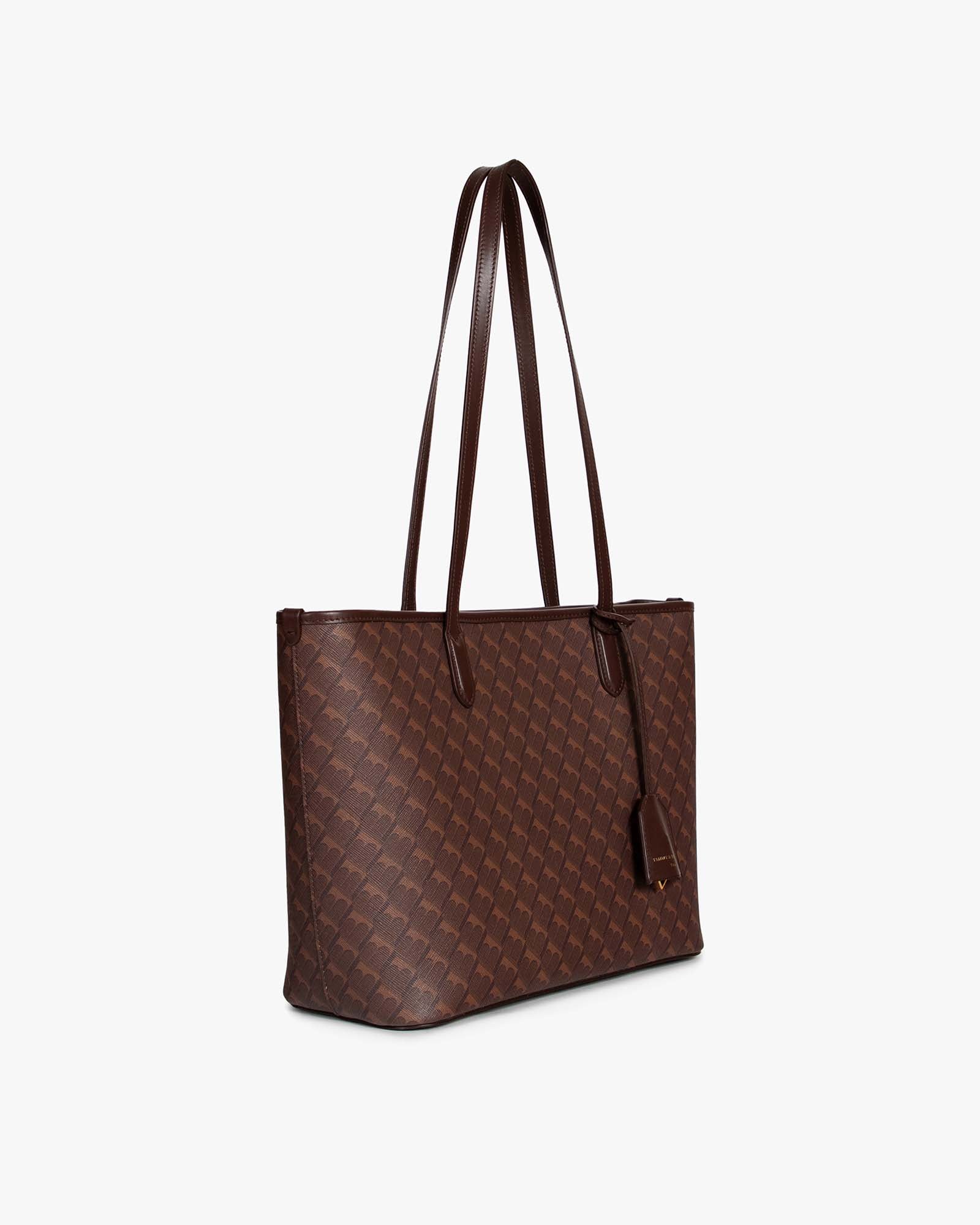 TOTE MONOGRAM PM - Chocolat