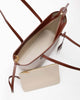 TOTE MONOGRAM - Sable|upsale-option--zippee-sur-toute-la-longueur-sable