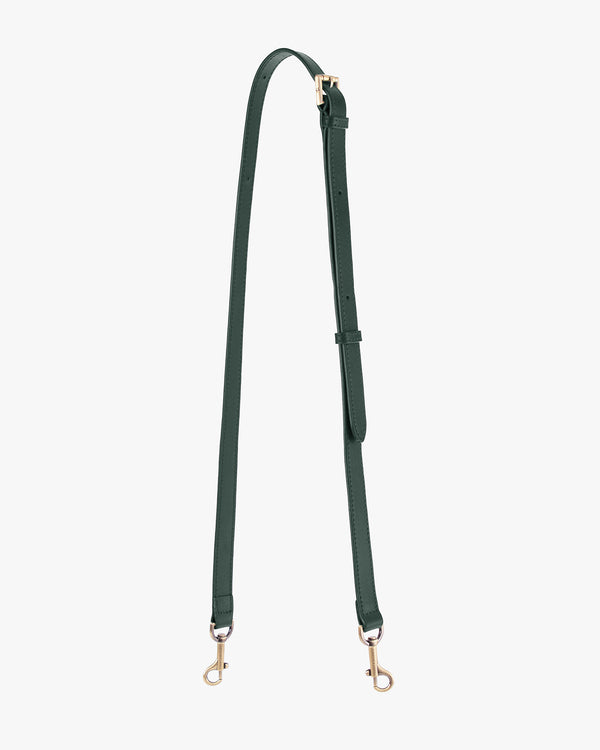 THIN ADJUSTABLE STRAP - Emerald green