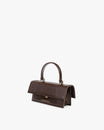THEA MINI - Brown - Lizard embossed