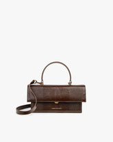 THEA - Brun - Embossé Lézard