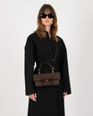 THEA - Brown - Lizard embossed