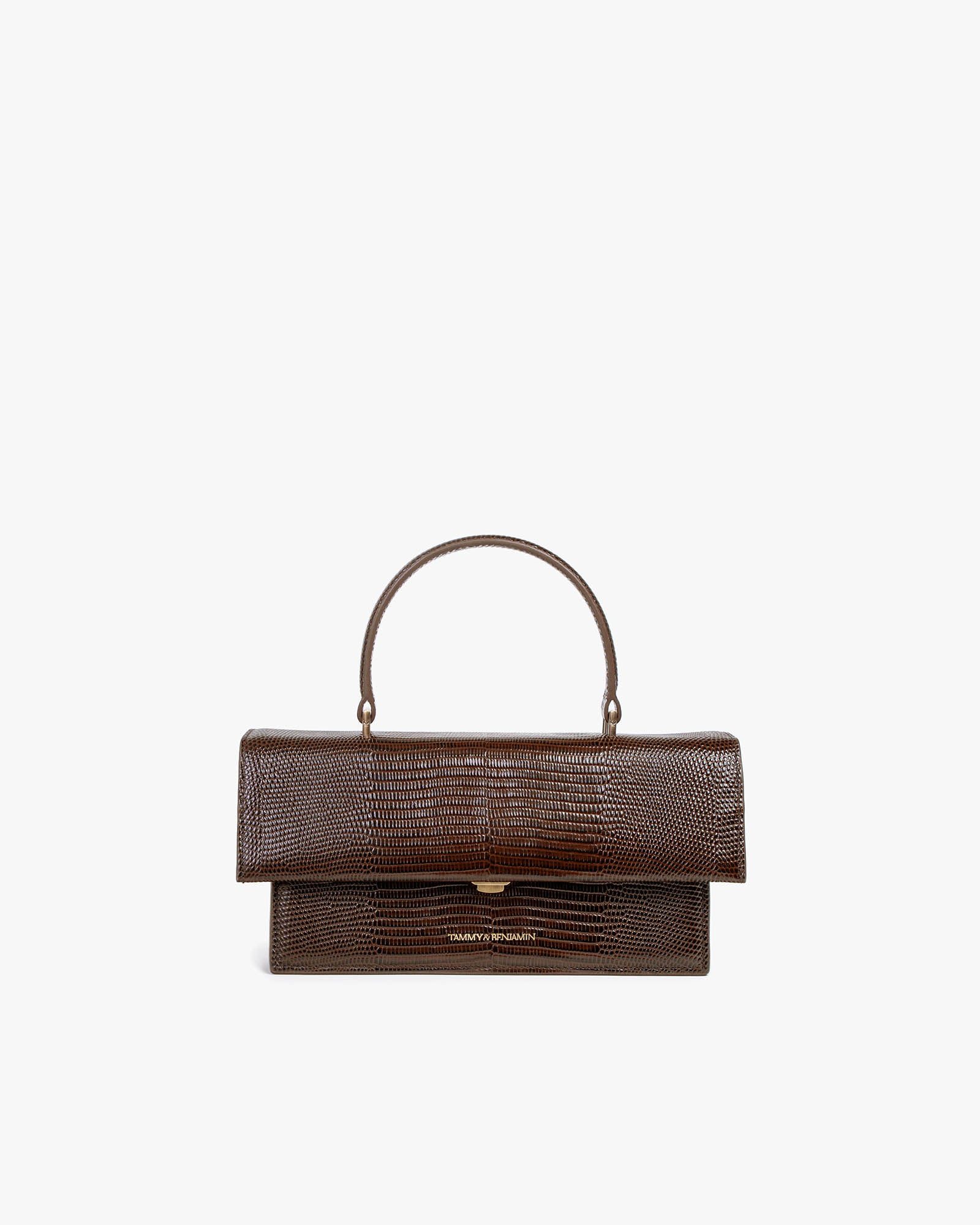 THEA - Brun - Embossé Lézard