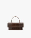 THEA - Brown - Lizard embossed
