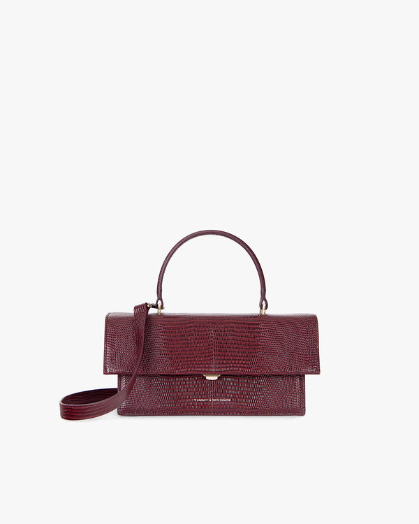 THEA - Bordeaux - Embossé Lézard