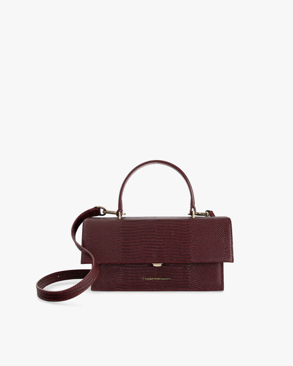 THEA - Mahogany - Embossé Lézard