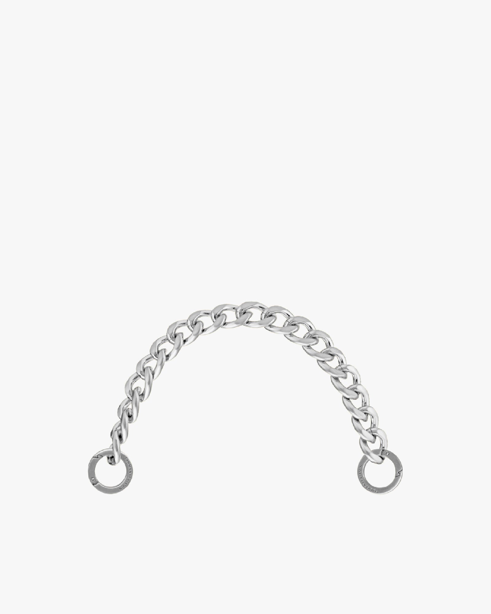 CHAÎNE COURTE - 40 cm - Metal argenté-