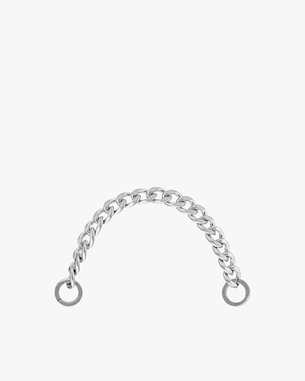 CHAÎNE COURTE - 40 cm - Metal argenté-