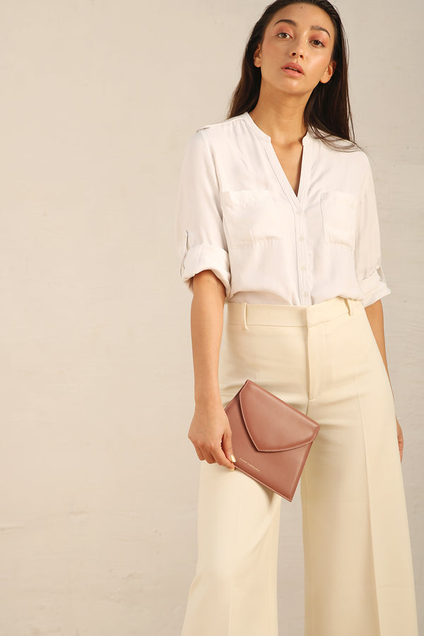 POCHETTE GABRIELLE - Rose fumé