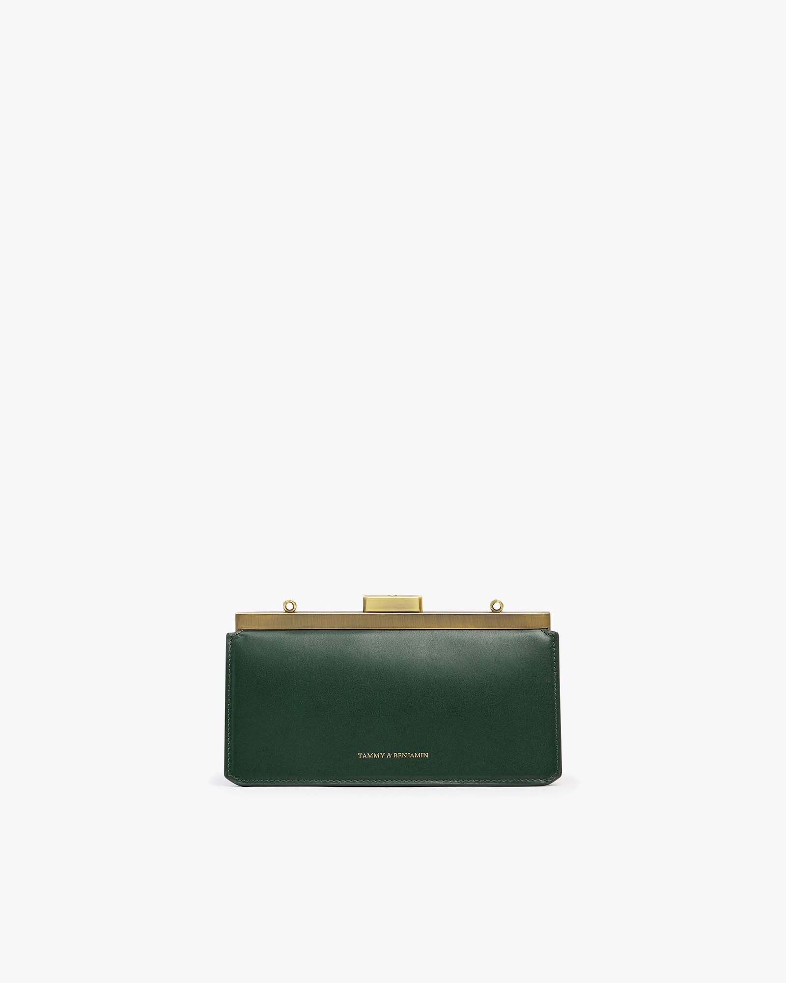 JEANNE BAGUETTE - Emerald green - Showroom Sale