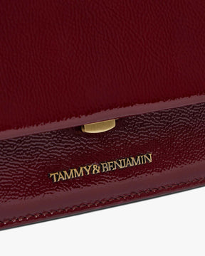 THEA MINI - Burgundy naplak