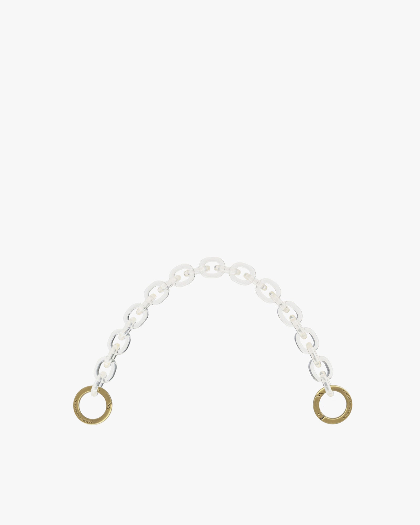 CHAÎNE COURTE - 40 cm - Résine transparente-