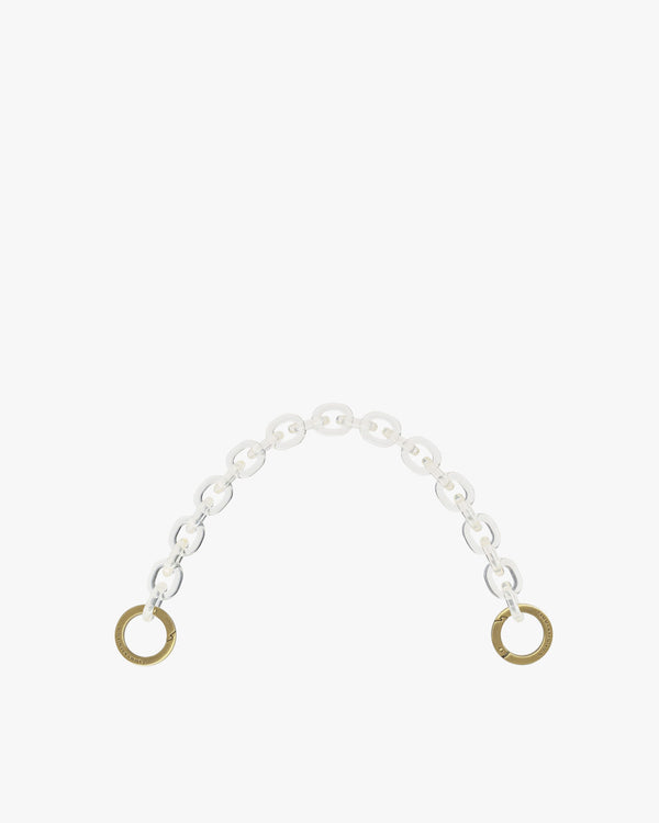 CHAÎNE COURTE - 40 cm - Résine transparente-