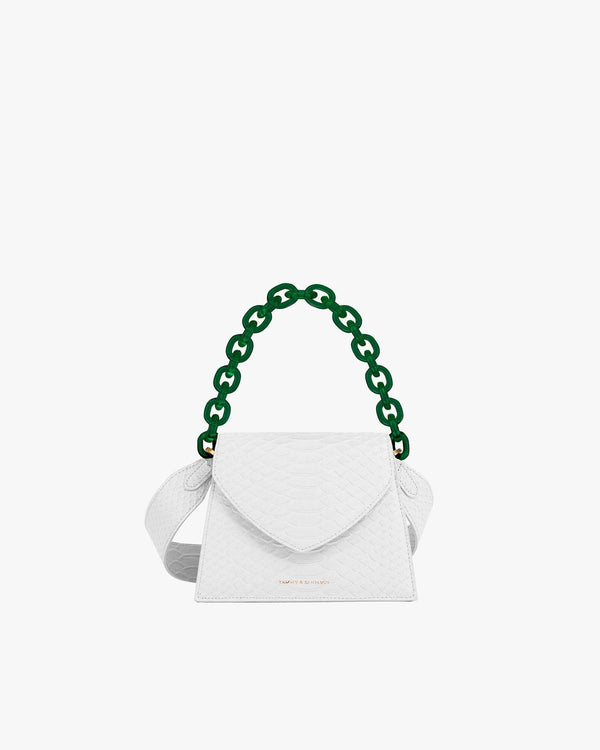 GABRIELLE - Ivoire - Embossé Crocodile